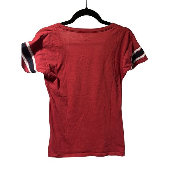 47 Brand St Louis Cardinals Red Athletic Stripe T Shirt Women Large - Picture 6 of 6